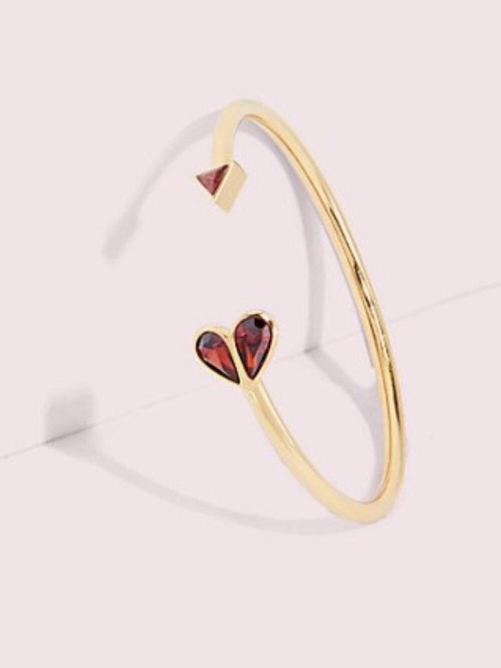 NWT~KATE SPADE~Rock Solid Stone Heart Flex Cuff